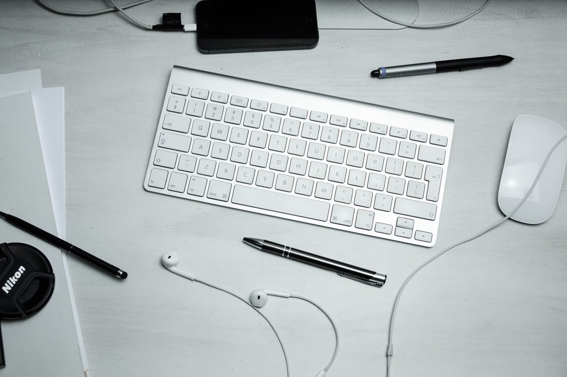 Apple Keyboard and Mouse.